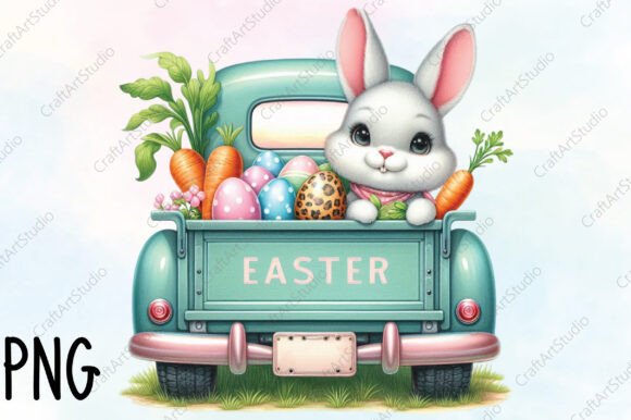 Download Personalized Easter PNG Easter Truck - Personalized easter png Collection