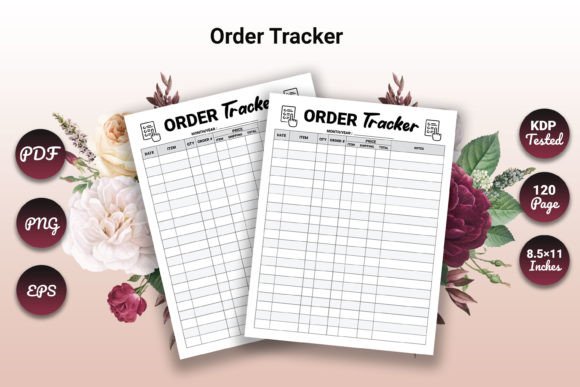 Download Order Tracker KDP Interior - Order tracker Collection