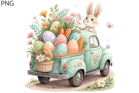 Download Personalized Easter PNG Easter Truck - Personalized easter png Collection