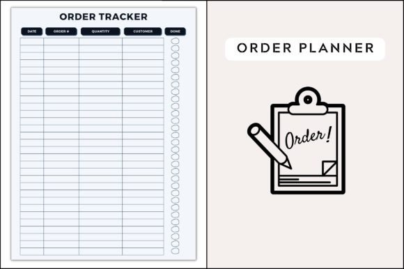 Download Order Tracker Planner - Order tracker Collection